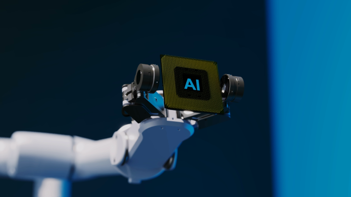 机械臂机械手人工智能AI科技芯片产品动画