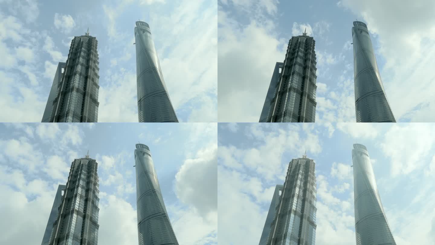 中国上海浦东新区的高层建筑