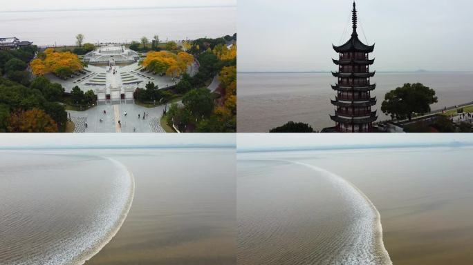 海宁盐官观潮景区