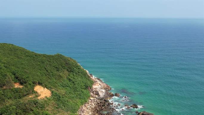 海南万宁新群湾4k航拍海岛旅行风光合集