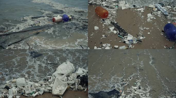 海边垃圾