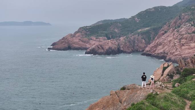 中国福建省宁德市霞浦县海岸线航拍