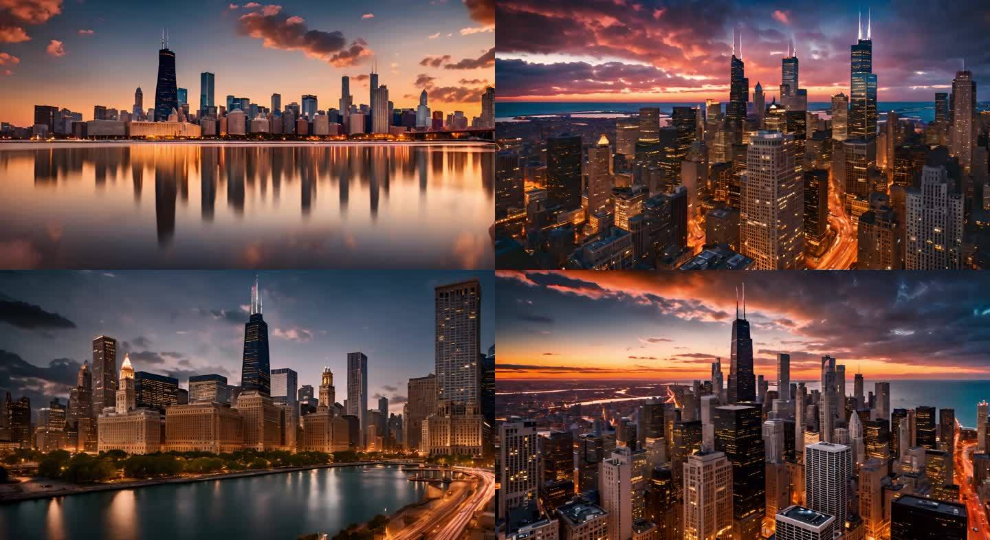 芝加哥的城市风貌