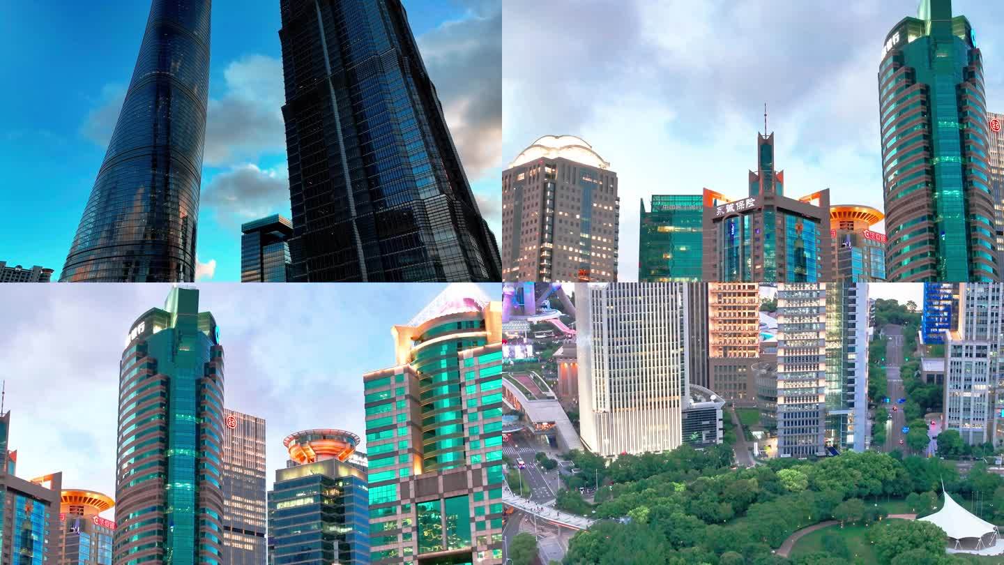 4K航拍上海城市最美风景