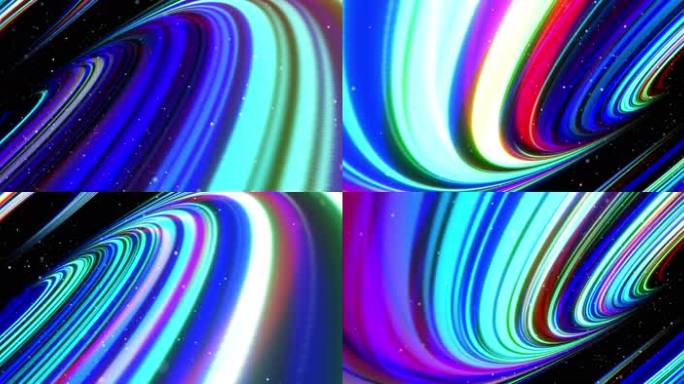 6K彩色漩涡 迷幻 动感 卡通 二次元