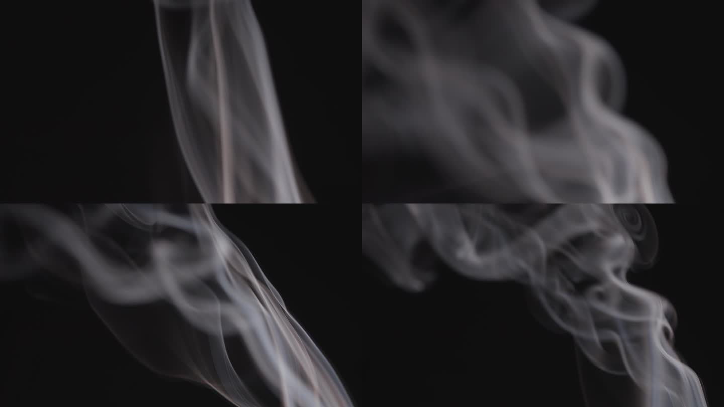 抽象艺术 飘渺白烟 烟 意境空镜