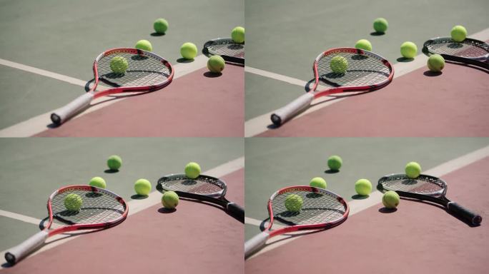 网球和网球拍