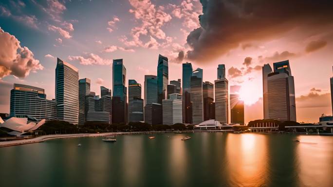 新加坡的城市风光
