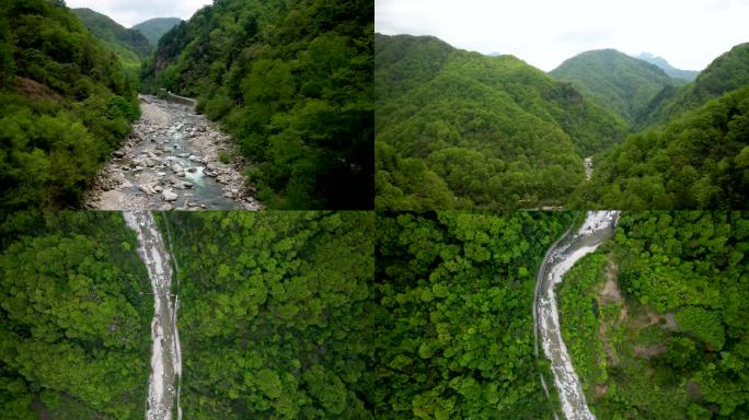 山涧青山绿水地下河暗河源头水资源