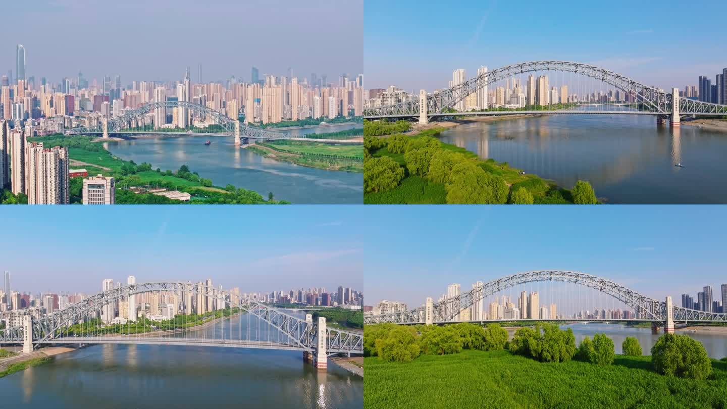 汉江湾桥航拍 大景