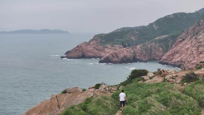 中国福建省宁德市霞浦县海岸线航拍