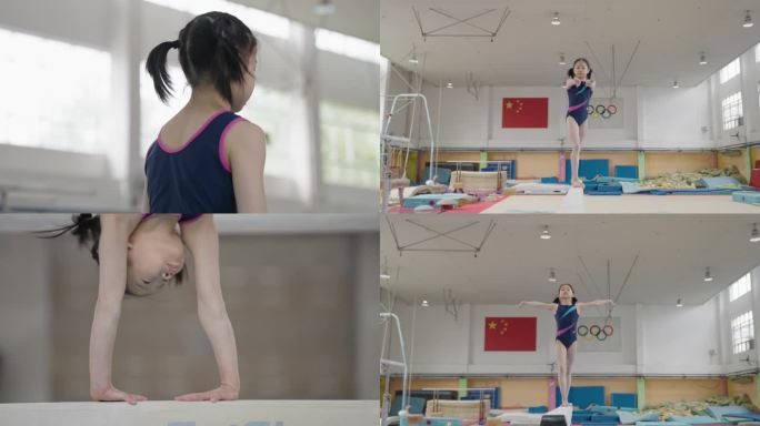 青少年体操 平衡木