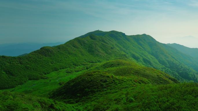 浏阳大围山七星岭航拍