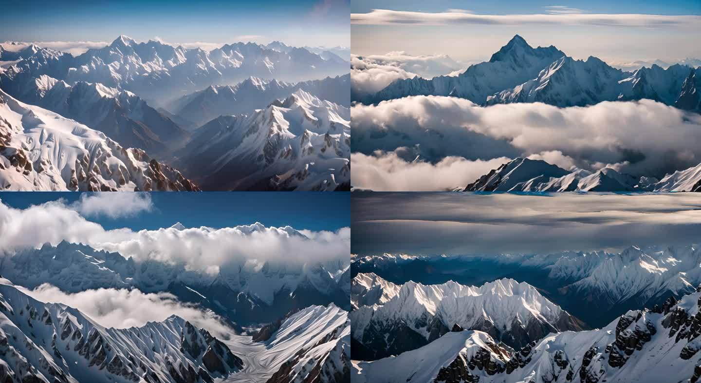 喜马拉雅山 雪山美景