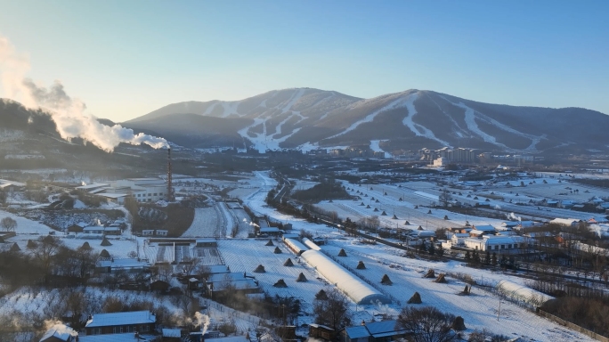 滑雪场高端大气宣传片极限运动素材合集