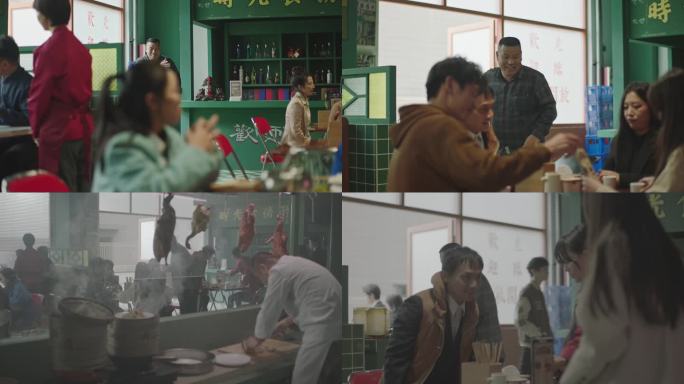 饭店人群生意火爆 03