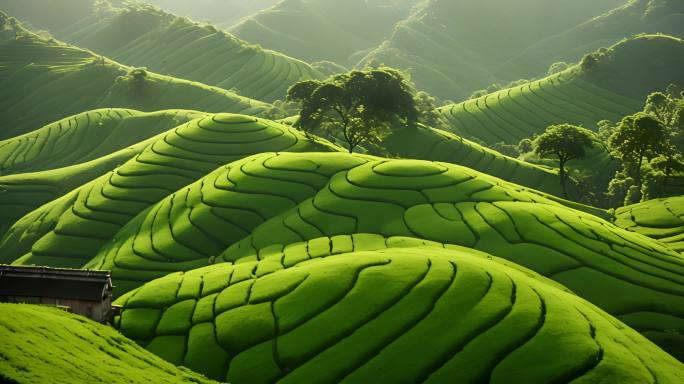 翠绿无垠：探索满山茶海的美丽
