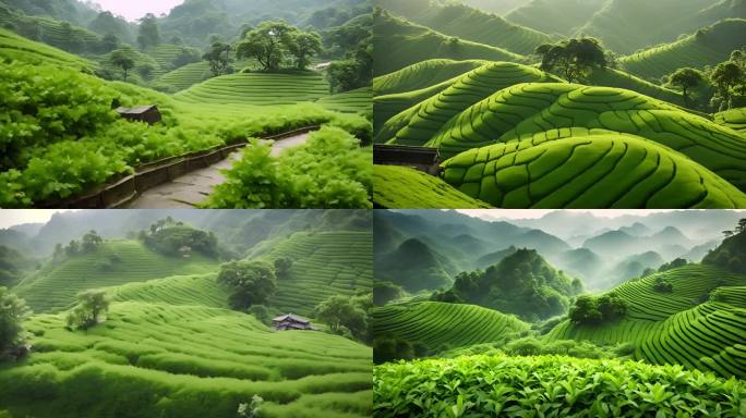 翠绿无垠：探索满山茶海的美丽