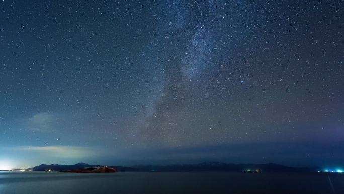4K湖上的星空延时摄影