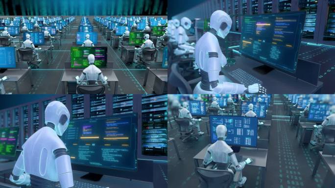 人工智能办公机器人AI客服工作机器人聊天