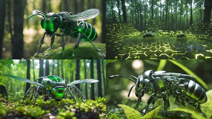 微小机器人蜜蜂