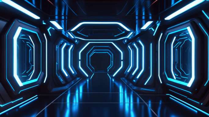 科技 走廊 未来飞船 游戏未来 太空舱