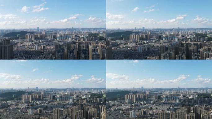 贵阳花溪小河航拍城市航拍