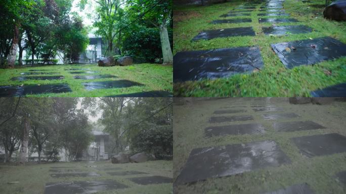 雨后石板路