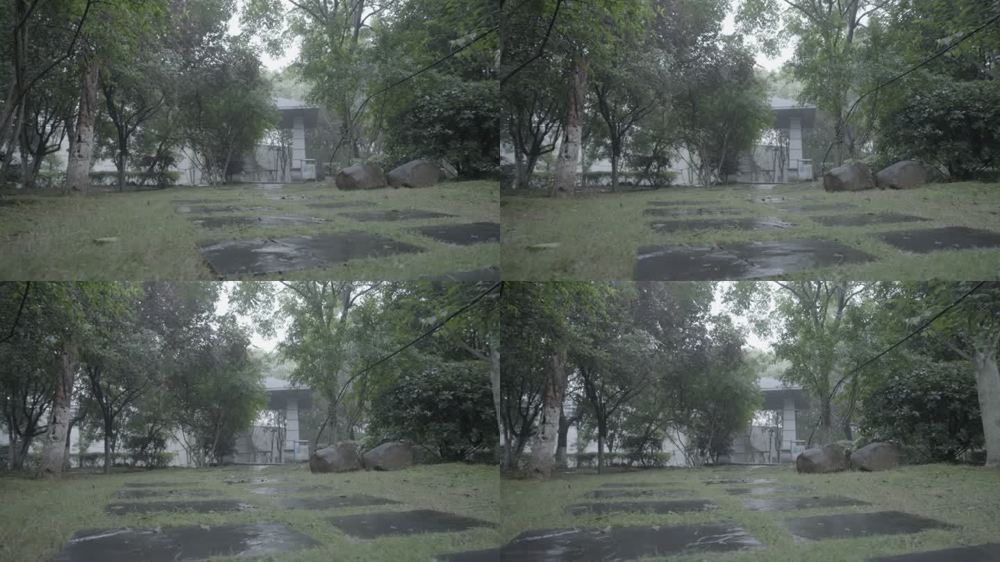 雨后石板路