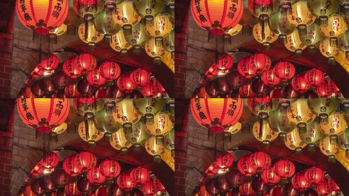 中国吊灯，台北，中国台湾
