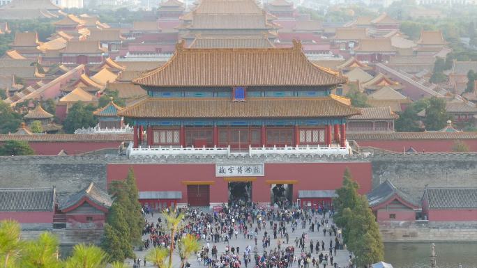 故宫博物院全景，北京，中国