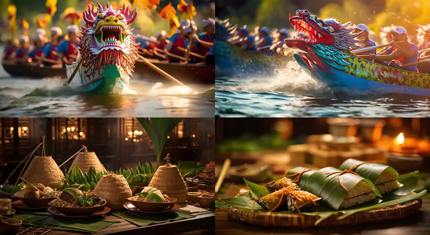 端午节-粽子-龙舟-传统节日