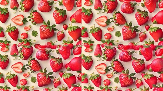 广告草莓