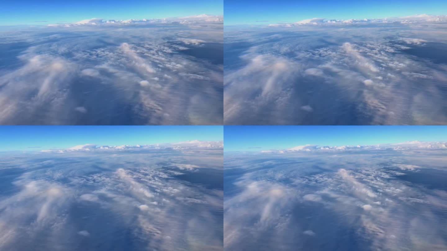 天空航拍云朵素材
