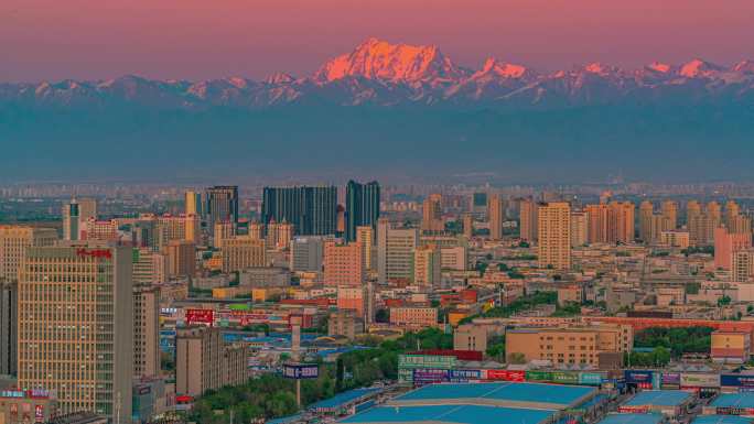 新疆昌吉日转夜延时