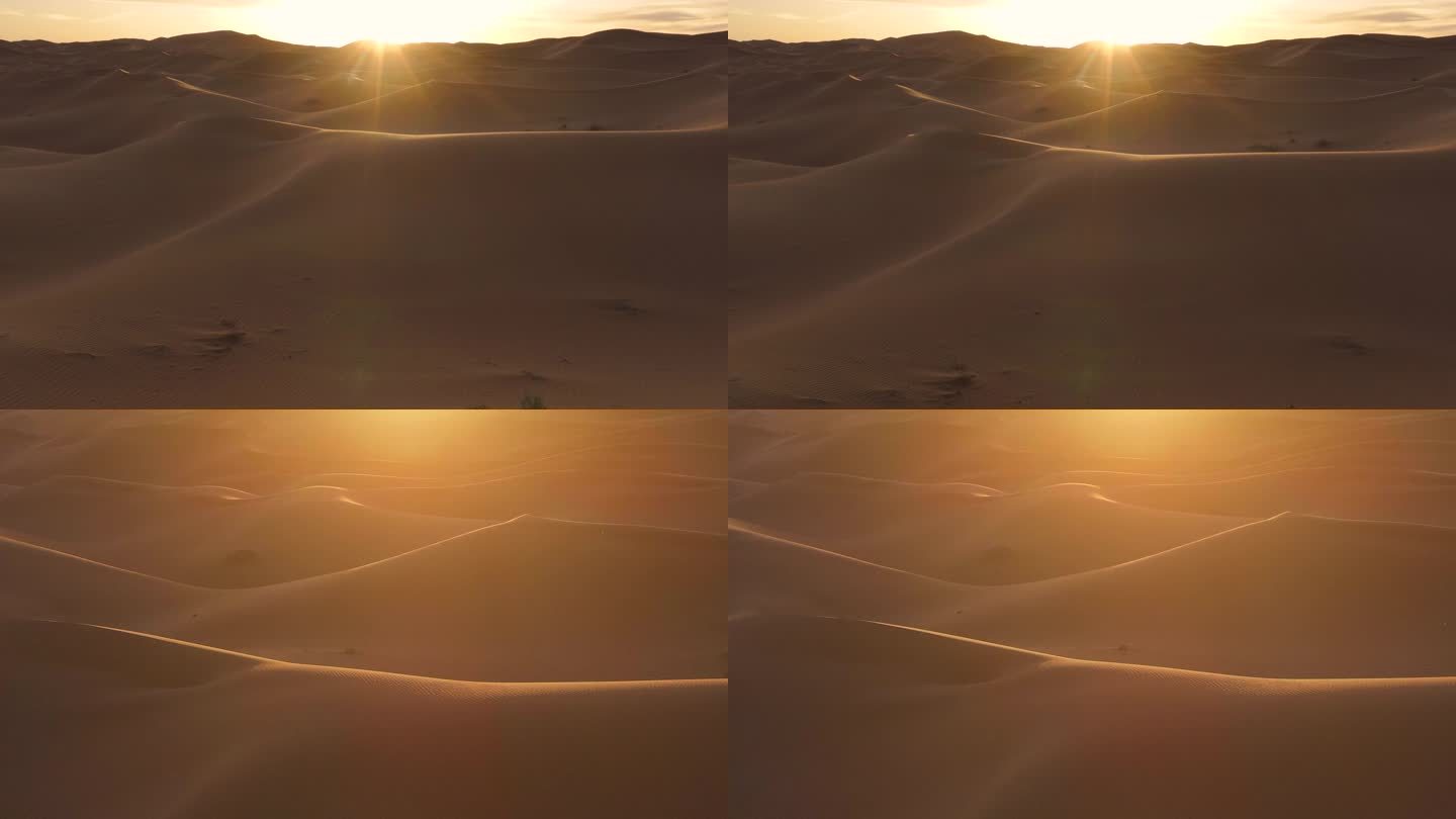 沙漠日出 沙漠逆光 沙漠纹理 线条 太阳