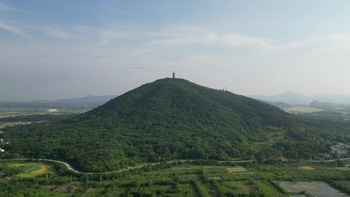 4K航拍巢湖东站-鼓山公园