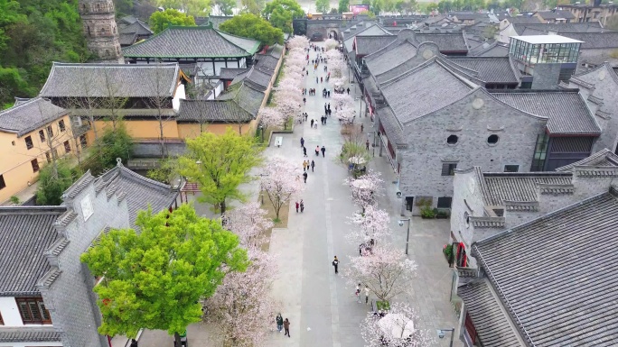 临海紫阳街航拍