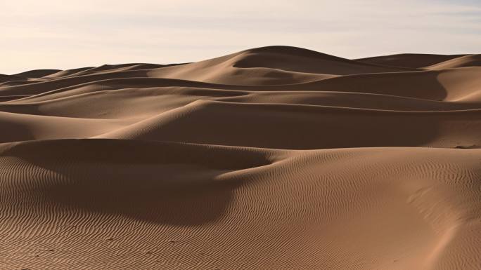沙漠延时 沙漠落日 沙漠光影效果 沙漠