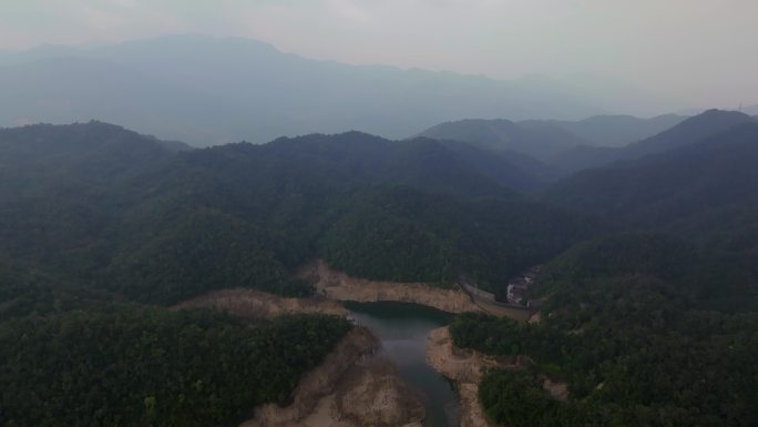 原创航拍海南省乐东尖峰热带雨林景区
