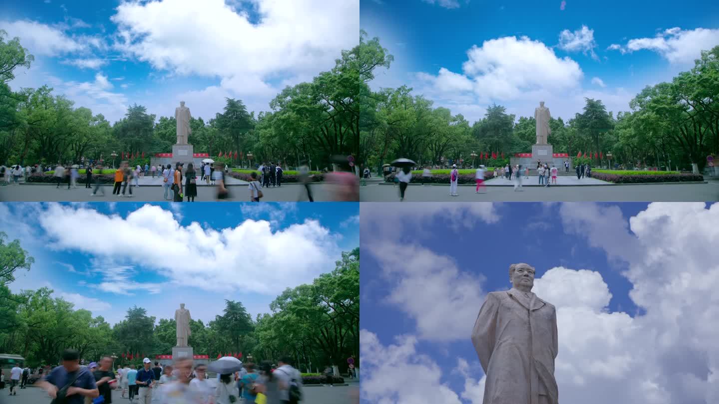 毛主席雕像延时