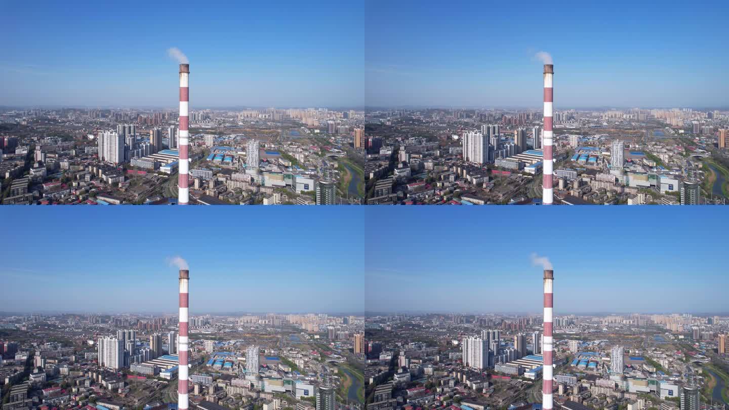中国株洲火电厂工业建筑风光