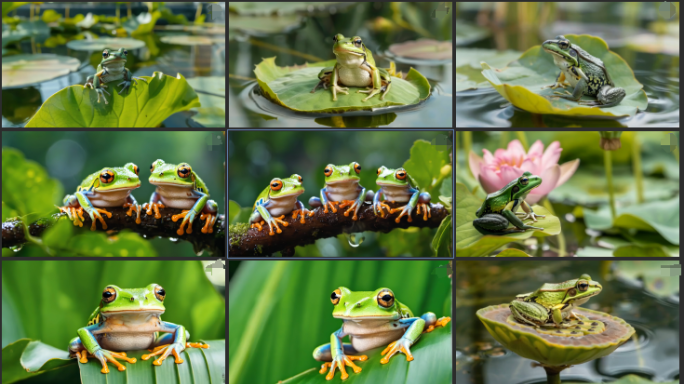青蛙雨蛙 小青蛙 树蛙