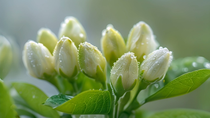 茉莉花  花 茉莉花茶 采茶