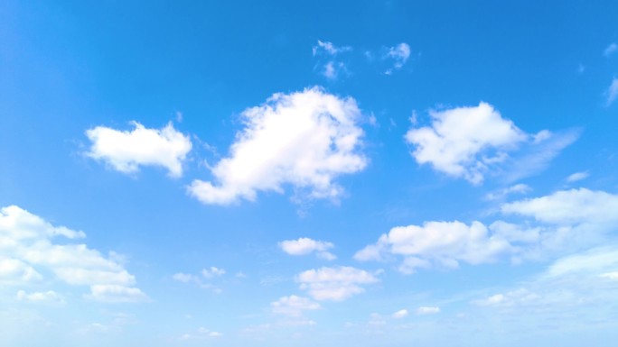 蓝天白云风景延时摄影视频素材4