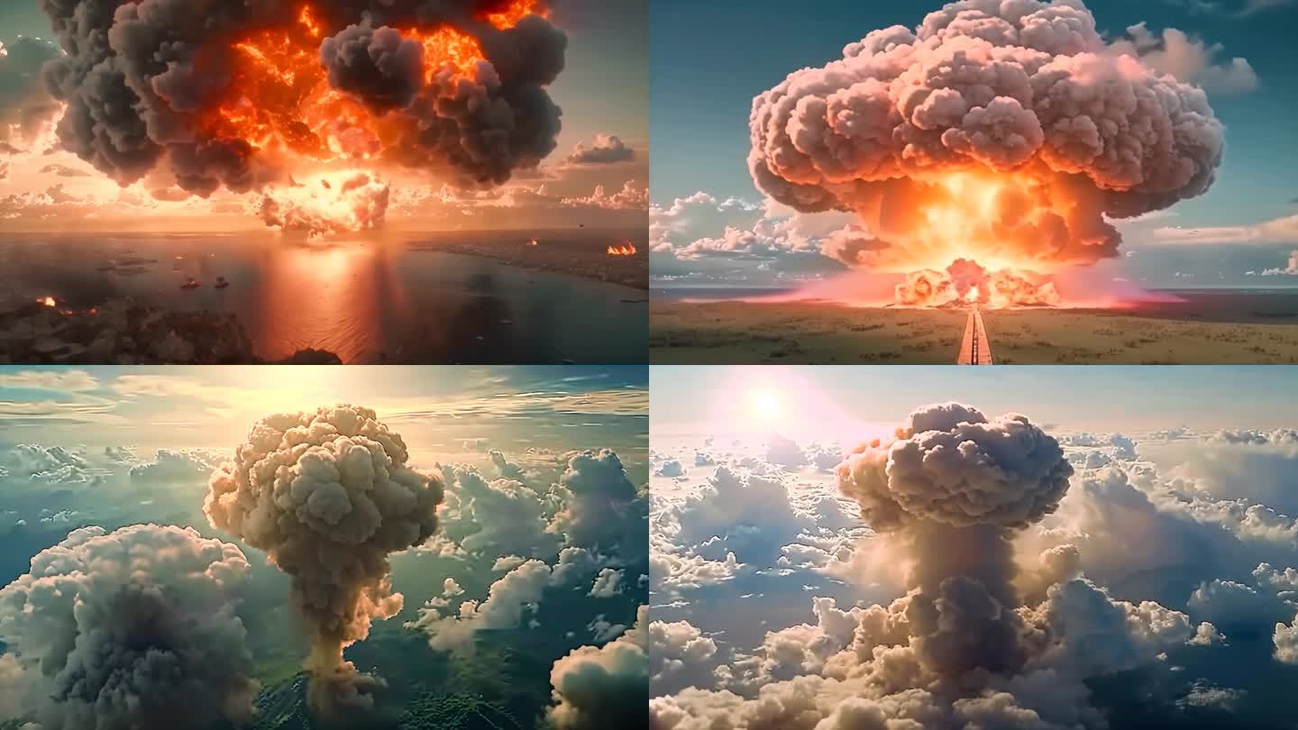 世界大战原子弹氢弹核弹核武器爆炸军事ai