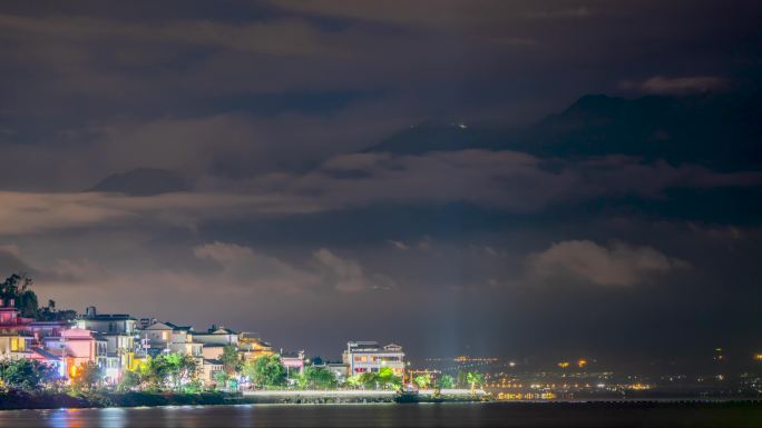 大理洱海夜景4K延时