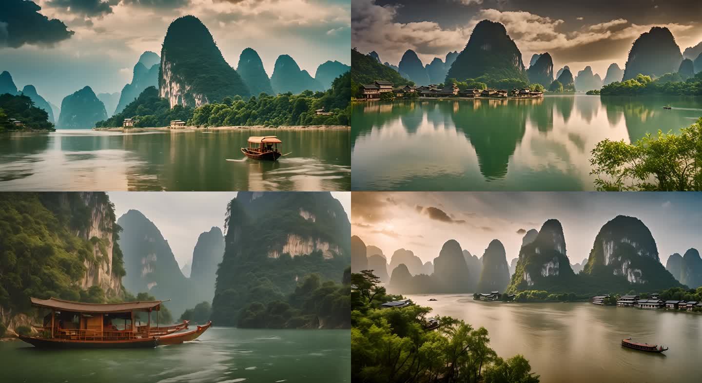 漓江山水：自然美景的绝佳画卷
