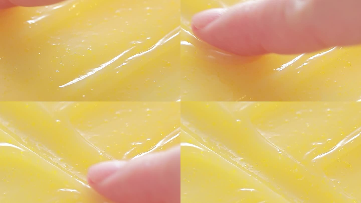 黄色膏体啫喱质地