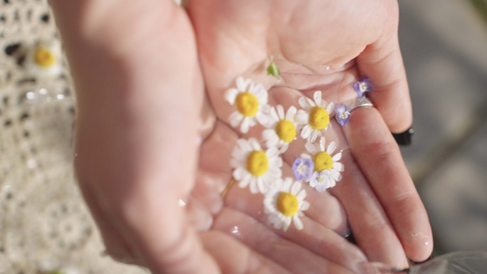 【竖屏】繁花泼水成花